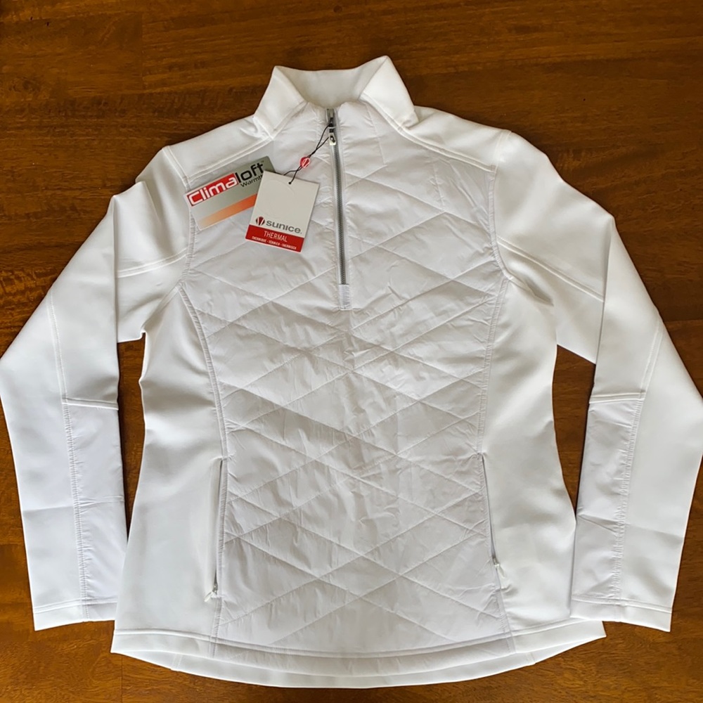 Sunice Daisy Hybrid Pullover women’s  size Large, White